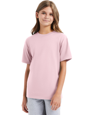 498Y Hanes Youth nano-T® T-Shirt in Pale pink
