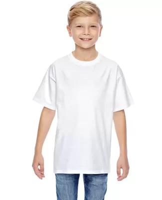 498Y Hanes Youth nano-T® T-Shirt in White