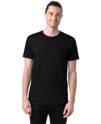 4980 Hanes 4.5 ounce Ring-Spun T-shirt in Black