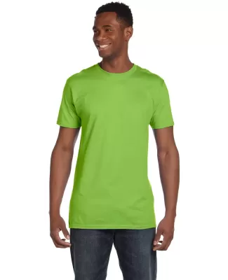 4980 Hanes 4.5 ounce Ring-Spun T-shirt in Lime