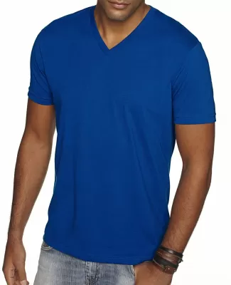 Next Level 6440 Premium Sueded V-Neck T-shirt in Royal