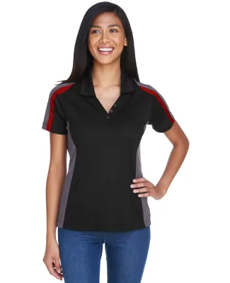 Extreme by Ash City 75119 Ladies Eperformance Stri BLACK / CL RED