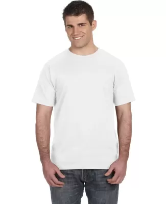 980 Anvil Combed Ring Spun Cotton T-Shirt in White