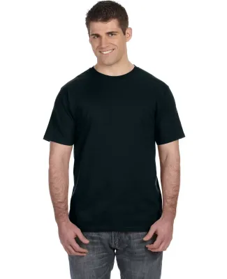 980 Anvil Combed Ring Spun Cotton T-Shirt in Black