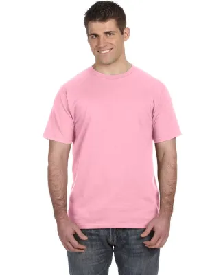 980 Anvil Combed Ring Spun Cotton T-Shirt in Charity pink