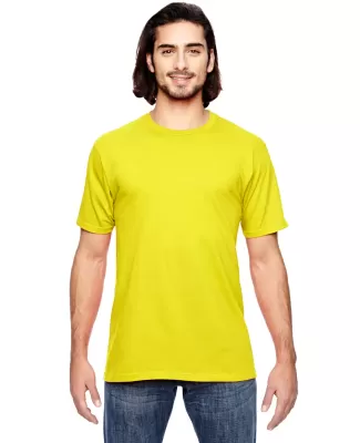 980 Anvil Combed Ring Spun Cotton T-Shirt in Neon yellow