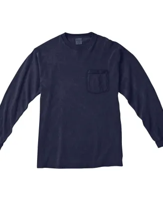 4410 Comfort Colors - Long Sleeve Pocket T-Shirt in Midnight