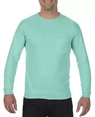 4410 Comfort Colors - Long Sleeve Pocket T-Shirt in Island reef
