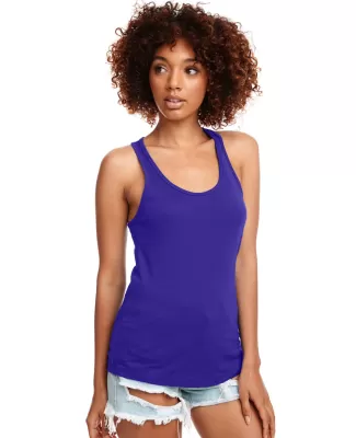 Next Level 1533 The Ideal Racerback Tank in Purple rush