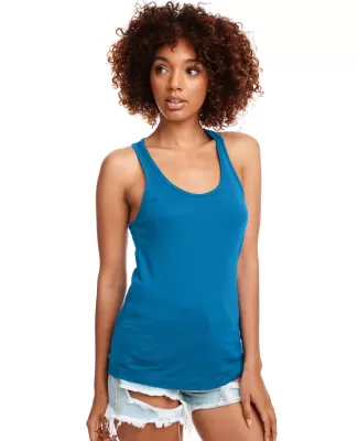 Next Level 1533 The Ideal Racerback Tank in Turquoise