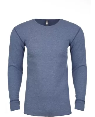  Next Level 8201 Unisex Long Sleeve Thermal in Heather blue