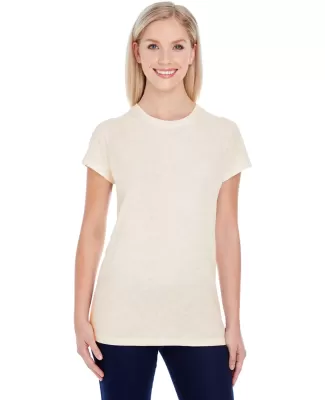 8138 J. America - Women's Glitter T-Shirt PEARL/ GLD GLTER