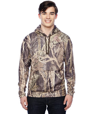 8615 J. America Tailgate Hooded Fleece Pullover in Outdoor camo