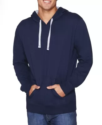 Next Level 9301 Unisex French Terry Pullover Hoody in Mid ny/ hthr gry