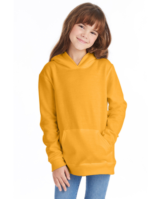 P470 Hanes Youth EcoSmart Pullover Hooded Sweatshi in Gold