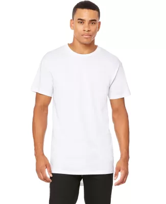 BELLA+CANVAS 3006 Long T-shirt in White