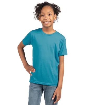 Next Level 3312 Boys CVC Crew Tee in Turquoise