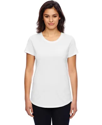 6750L Anvil Ladies' Triblend Scoop Neck T-Shirt WHITE