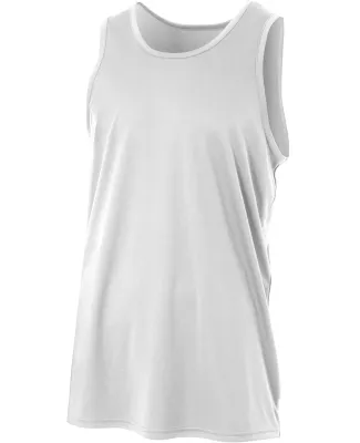 N2359 A4 Drop Ship Sport Tank Shirt SILVER