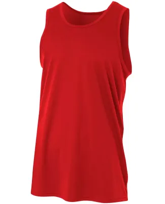 N2359 A4 Drop Ship Sport Tank Shirt SCARLET