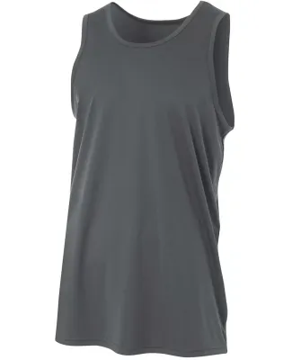 N2359 A4 Drop Ship Sport Tank Shirt GRAPHITE