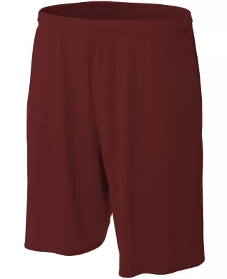 N5338 A4 Drop Ship Men's 9 Inseam Pocketed Perform in Maroon
