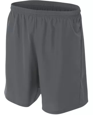 NB5343 A4 Drop Ship Youth Woven Soccer Shorts in Graphite