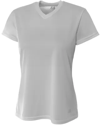 NW3254 A4 Drop Ship Ladies' Shorts Sleeve V-Neck Birds Eye Mesh T-Shirt Catalog