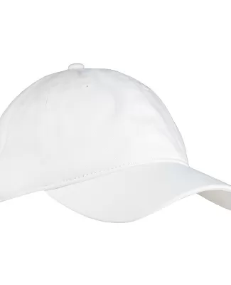 Authentic Pigment 1910 Pigment-Dyed Dad Hat in White