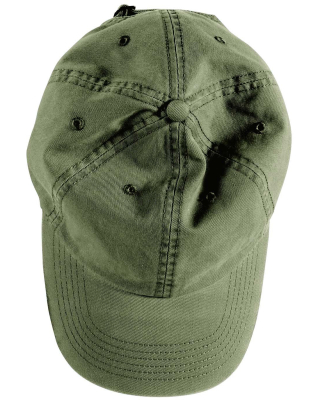 Authentic Pigment 1912 Direct-Dyed Dad Hat in Olive