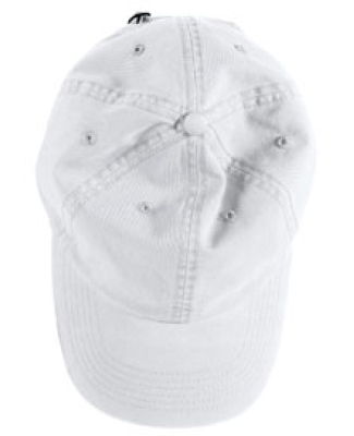 Authentic Pigment 1912 Direct-Dyed Dad Hat WHITE
