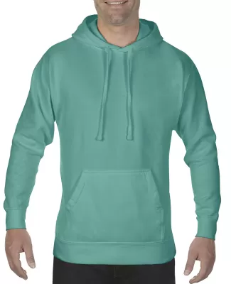 Comfort Colors 1567 Garment Dyed Hooded Pullover S in Seafoam