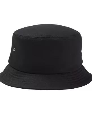 BA534 Big Accessories Metal Eyelet Bucket Cap in Black
