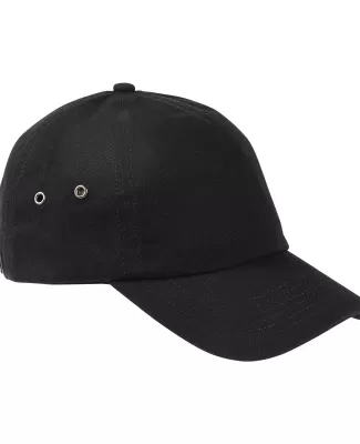 BA529 Big Accessories Washed Baseball Cap in Black