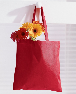 BE003 BAGedge 8 oz. Canvas Tote in Red