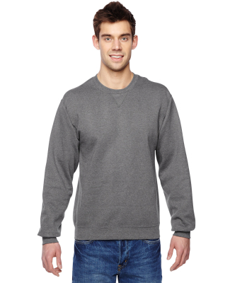 SF72R Fruit of the Loom 7.2 oz. Sofspun™ Crewnec in Charcoal heather