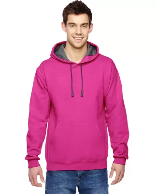 SF76R Fruit of the Loom 7.2 oz. Sofspun™ Hooded  CYBER PINK