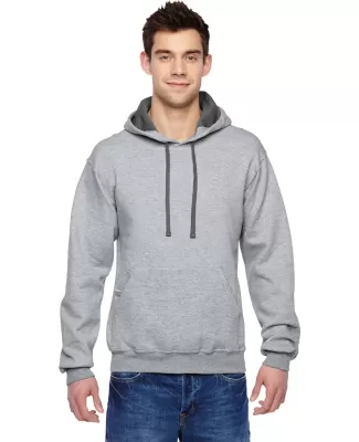 SF76R Fruit of the Loom 7.2 oz. Sofspun™ Hooded  ATHLETIC HEATHER