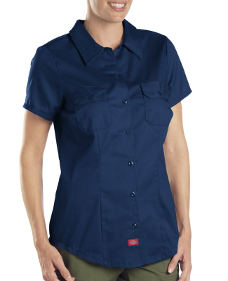 FS574 Dickies 5.25 oz. Ladies' Twill Shirt in Dark navy