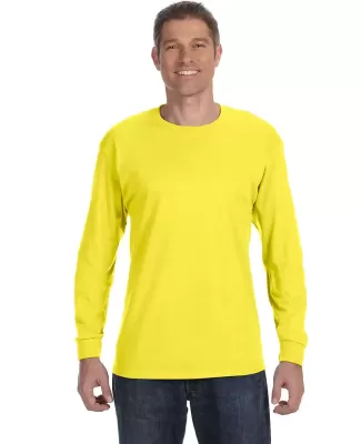 5586 Hanes® Long Sleeve Tagless 6.1 T-shirt - 558 in Yellow