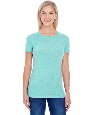 202A Threadfast Apparel Ladies' Triblend Short-Sle in Mint triblend