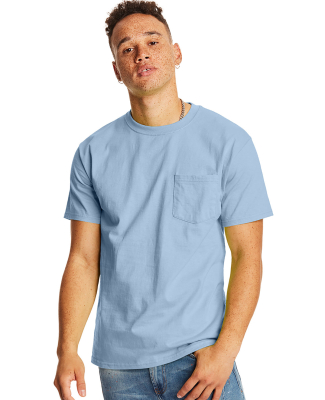 5590 Hanes® Pocket Tagless 6.1 T-shirt - 5590  in Light blue