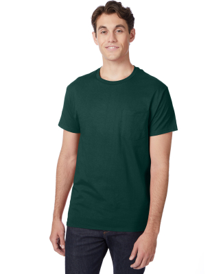 5590 Hanes® Pocket Tagless 6.1 T-shirt - 5590  in Deep forest