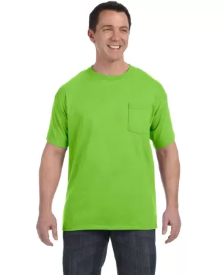 5590 Hanes® Pocket Tagless 6.1 T-shirt - 5590  in Lime