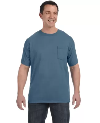 5590 Hanes® Pocket Tagless 6.1 T-shirt - 5590  in Denim blue
