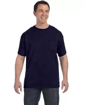 5590 Hanes® Pocket Tagless 6.1 T-shirt - 5590  in Navy
