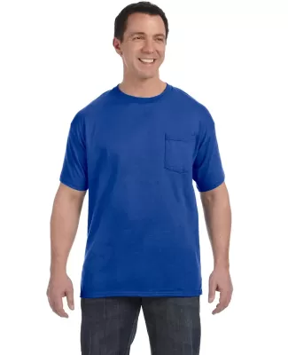 5590 Hanes® Pocket Tagless 6.1 T-shirt - 5590  in Deep royal