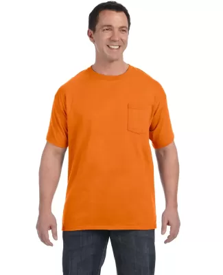 5590 Hanes® Pocket Tagless 6.1 T-shirt - 5590  in Orange