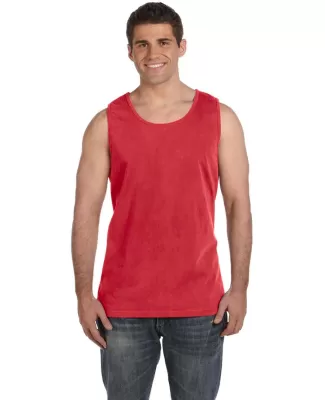 C9360 Comfort Colors Ringspun Garment-Dyed Tank in Red