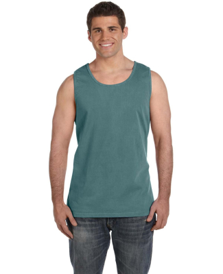 C9360 Comfort Colors Ringspun Garment-Dyed Tank in Blue spruce